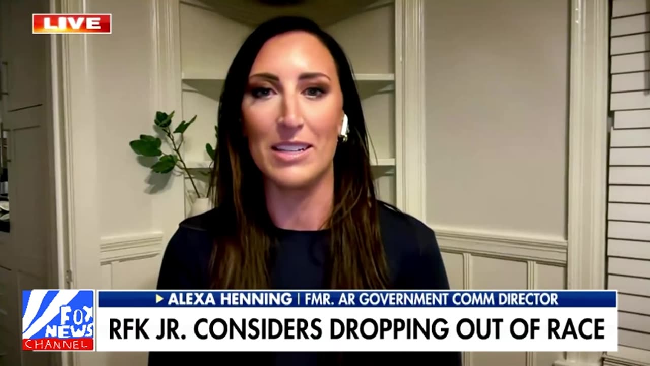 AUGUST 21 2024 RFK Jr. Considering dropping out of Presidential Race