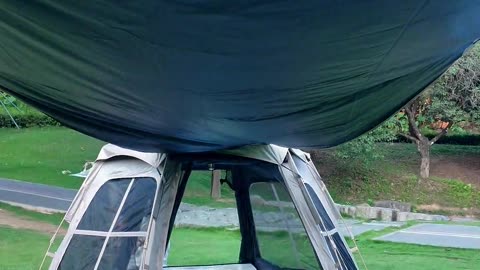 wildness camping hexagonal tent 2-in-1