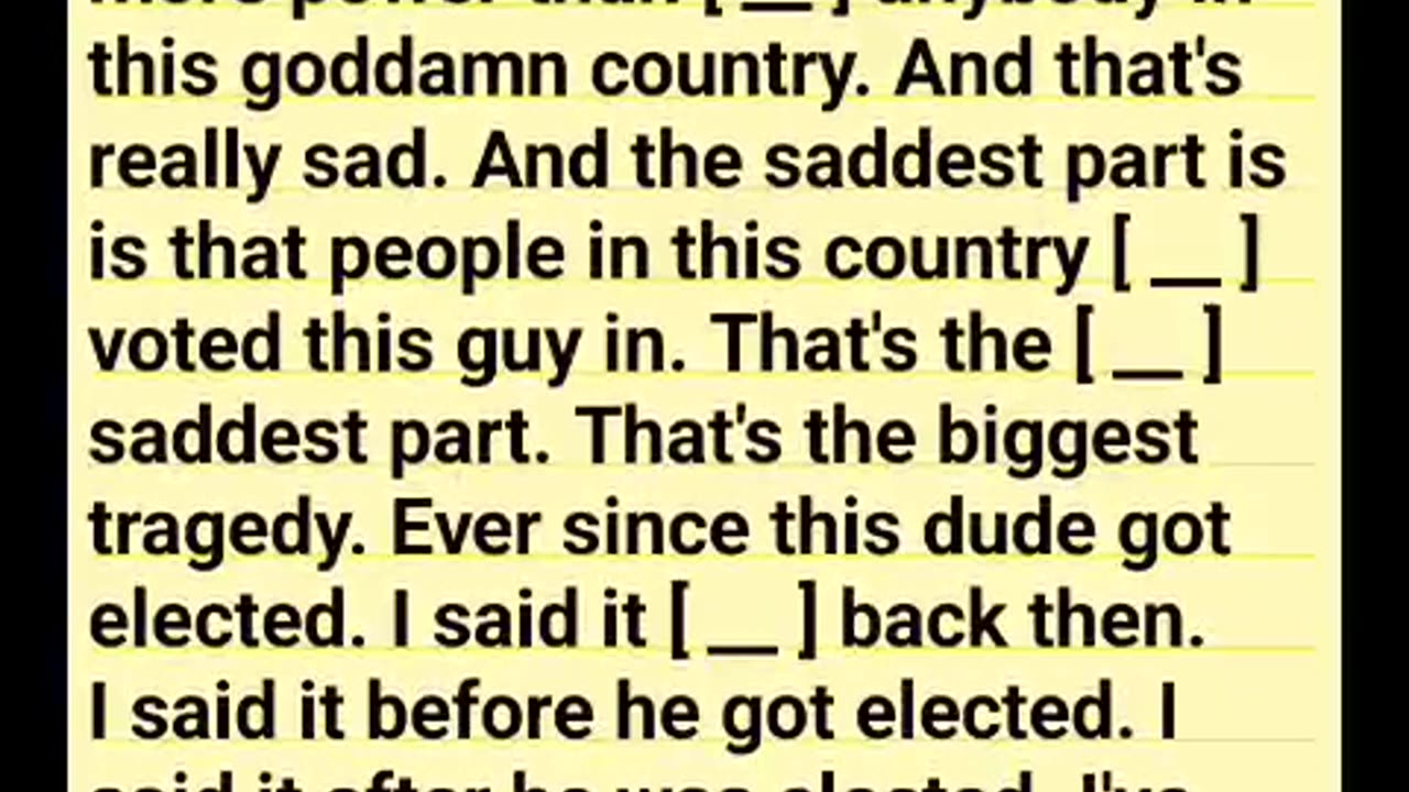 AEW Fan's Campaign Speech