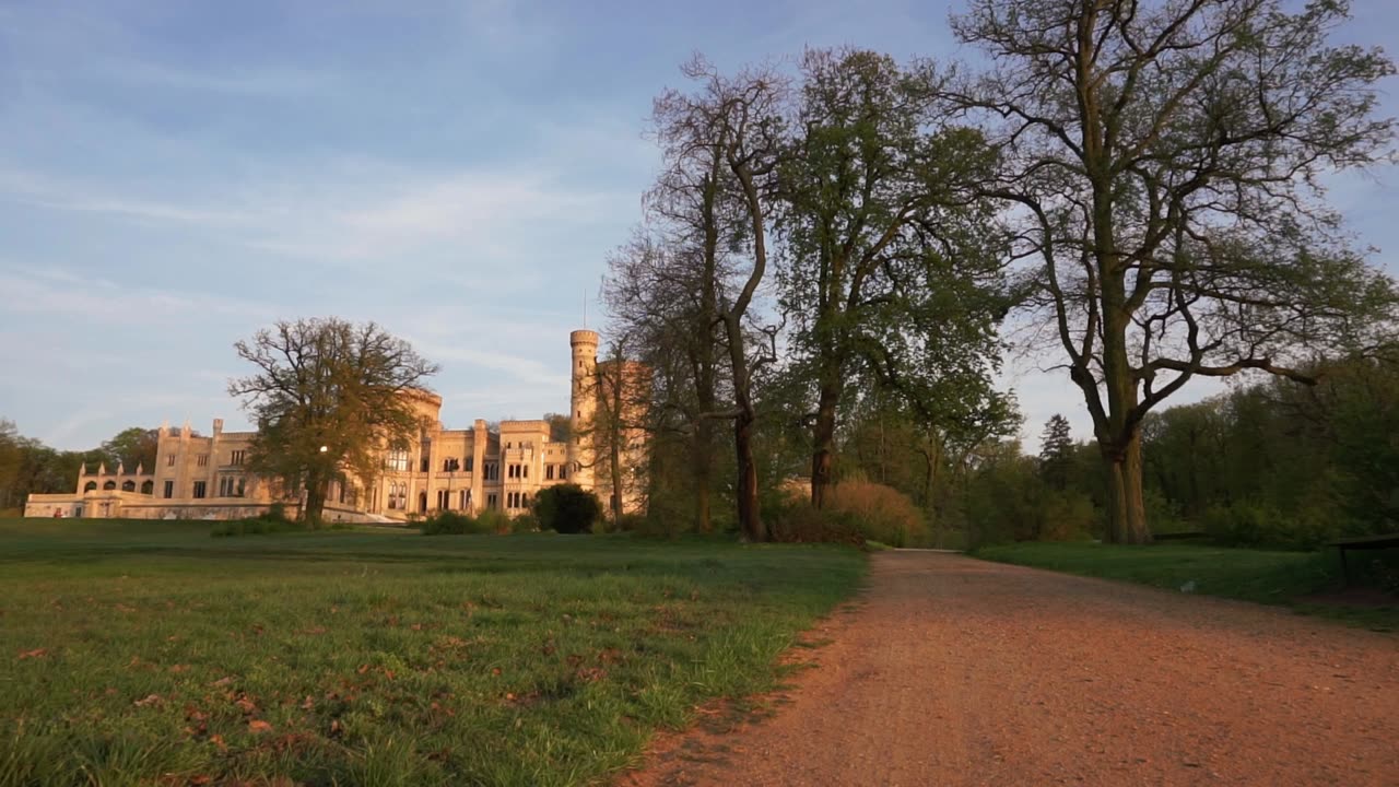 A dogwalk at the Spy bridge in Potsdam, Babelsberg