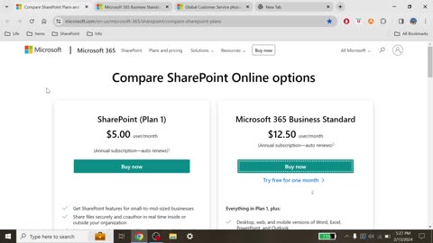 Subscribing to Microsoft SharePoint