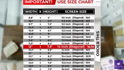 SightPro 14 Inch 16:10 Laptop Privacy Screen Filter - Computer Monitor Privacy S