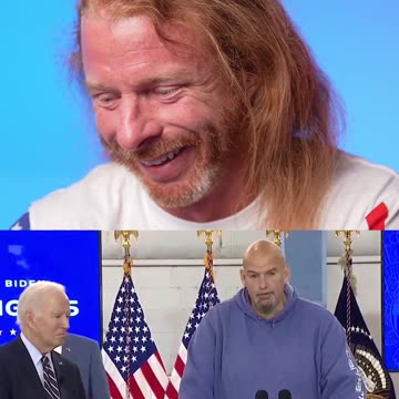 JP Reacts - Fetterman Introduces Biden!