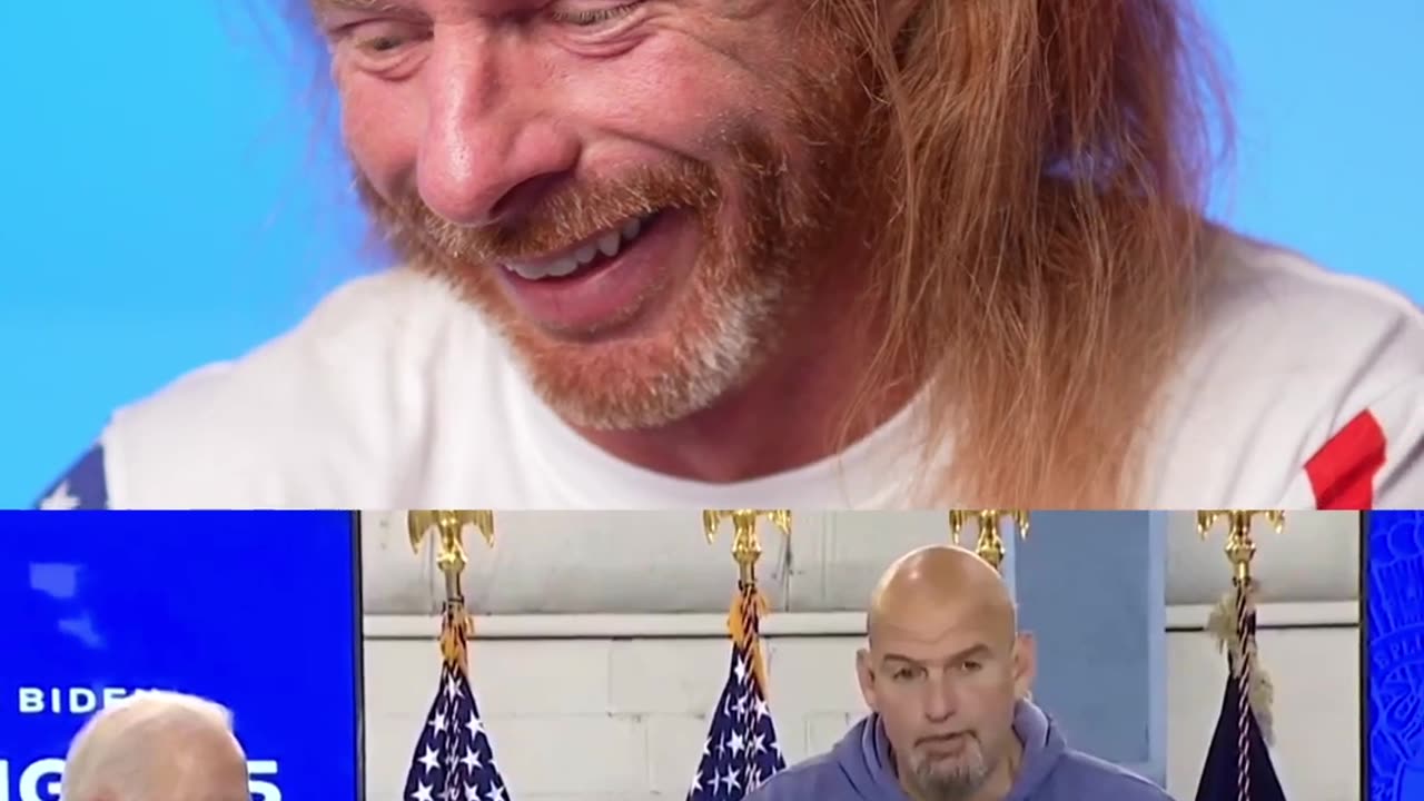 JP Reacts - Fetterman Introduces Biden!