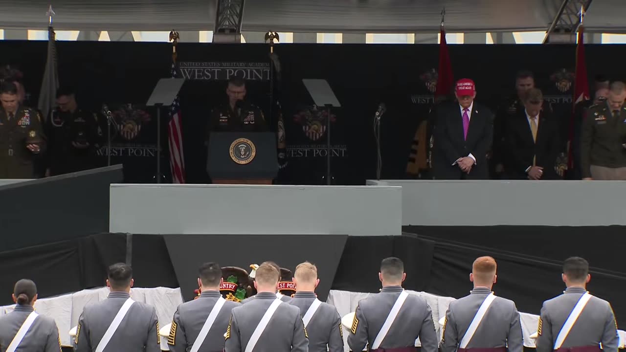 President Trump Addresses the Army Academy’s Class of 2025