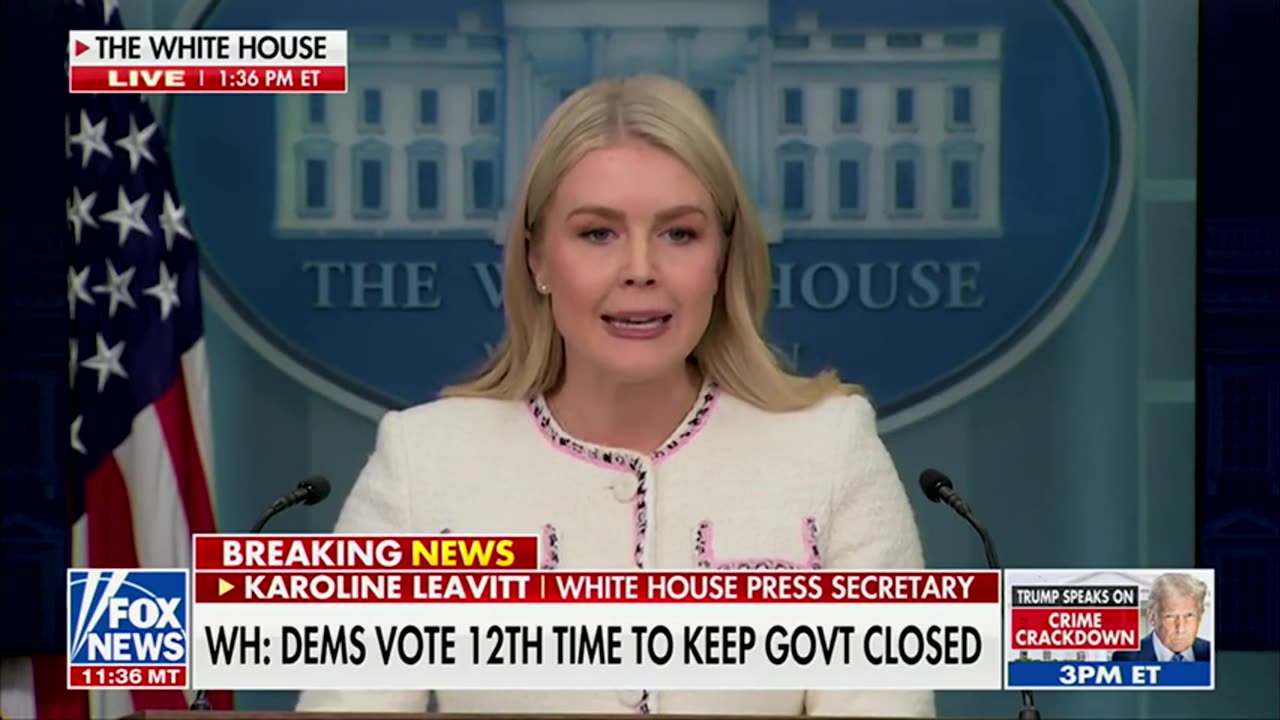 Let us be very clear from the White House: