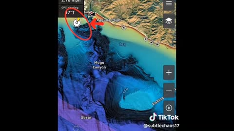..and off the coast of Cali ..