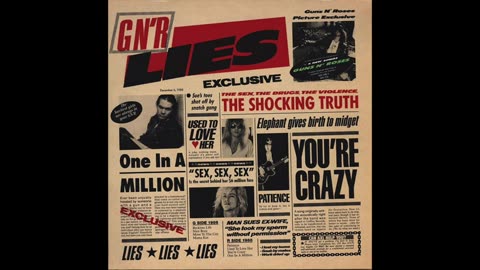 Guns N Roses - Lies 1988 - [FULL ALBUM] HD