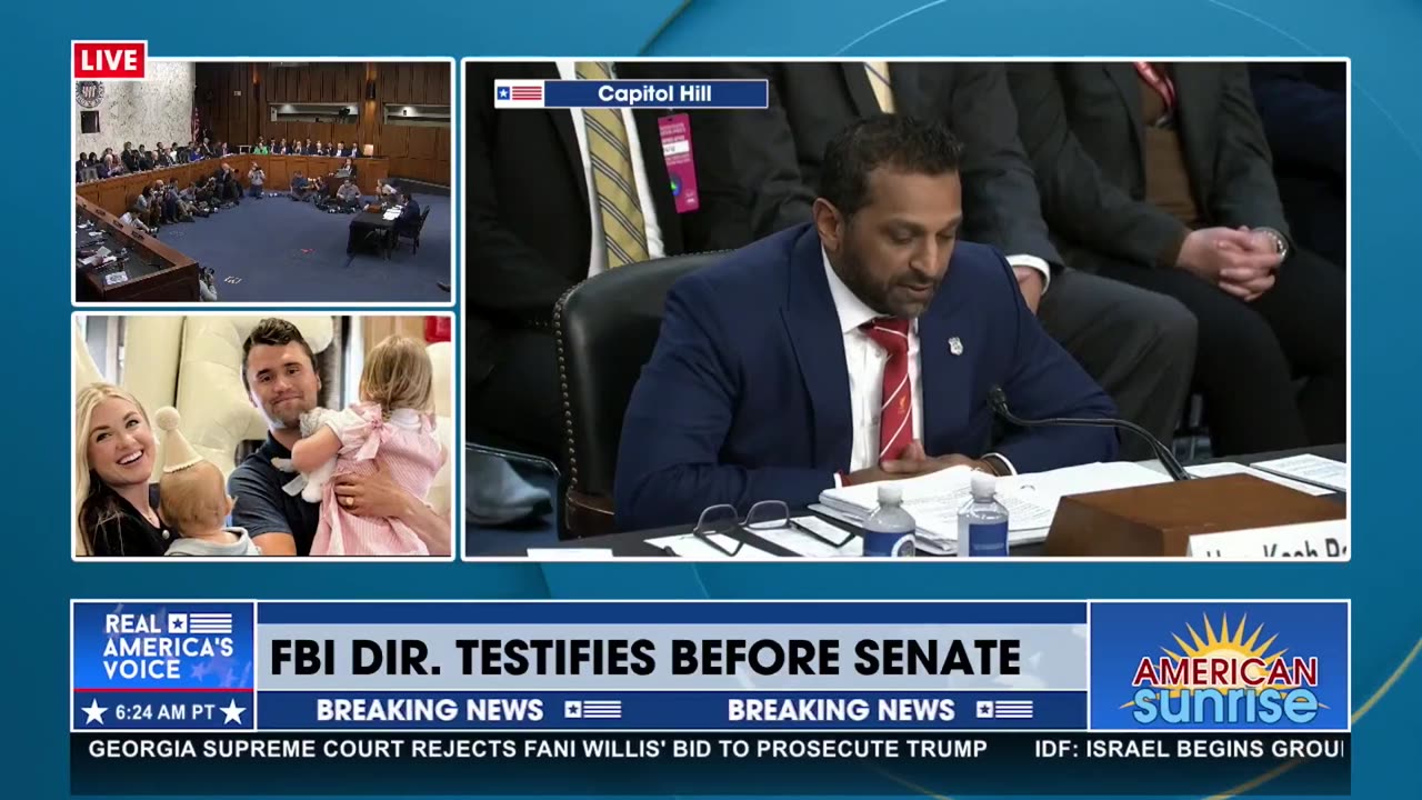 PATEL STATEMENT ON CHARLIE KIRK MURDER SUSPECT