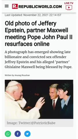 VATICAN, MOTHER TERESA, PEDOPHILLIA PARTIES AND MAXWELL CONNEXion