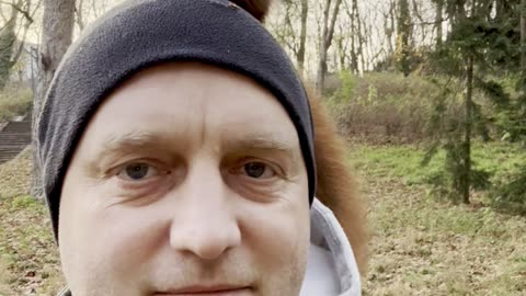 Squirrel Jumps Onto My Head to Eat a Nut