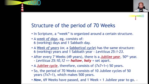 RE 380 How is the Period of 70 Weeks Structured? And Are the Assumptions Correct?