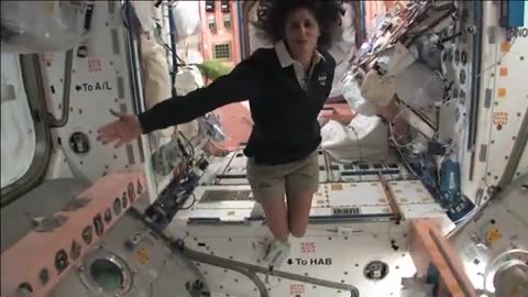 ISS Tour Kitchen, Bedrooms & The Latrine