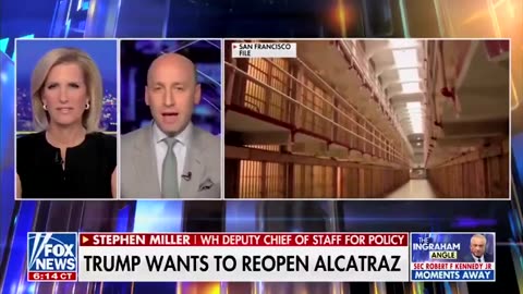STEPHEN MILLER NAILS IT, lays out the reason Trump is reopening Alcatraz: