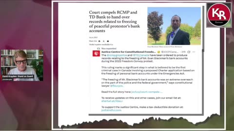 WATCH Judge Orders RCMP & TD Bank to Hand Over Records of Freezing Truckers' Bank Acct