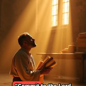 Daily Bible Verse - Commit Your Plans to God