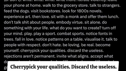 Is this the best life advice on the internet?