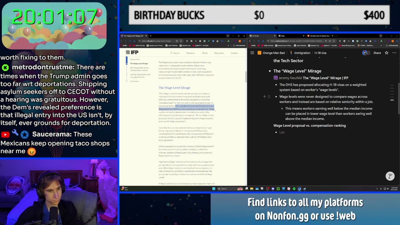 24hr B-DAY STREAM | Party Games | ICE & H-1Bs | Reactin | Gooning | !tts !discord