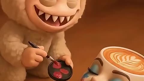 Naughty Labubu doll prank joker ballerina