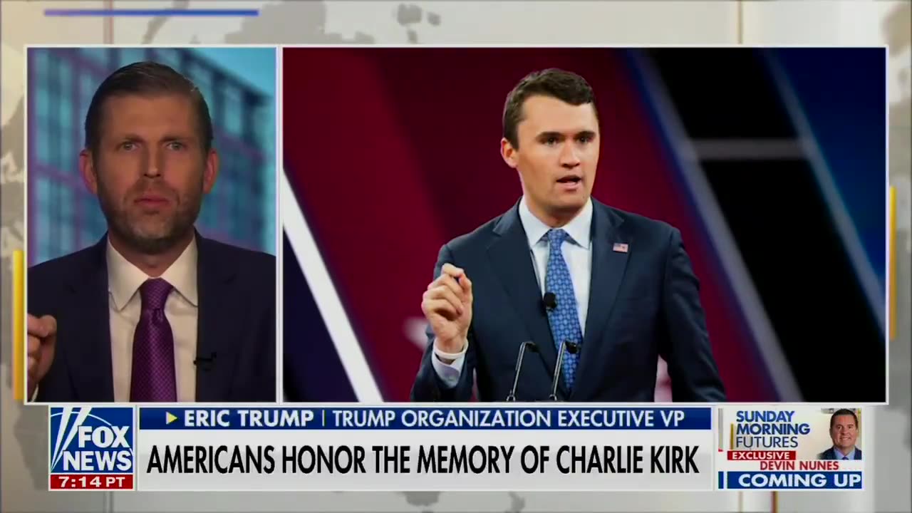 Eric Trump drops a truth nuke on the assassination of Charlie Kirk.