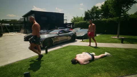 behind the scenes.. Fighting Andrew Tate