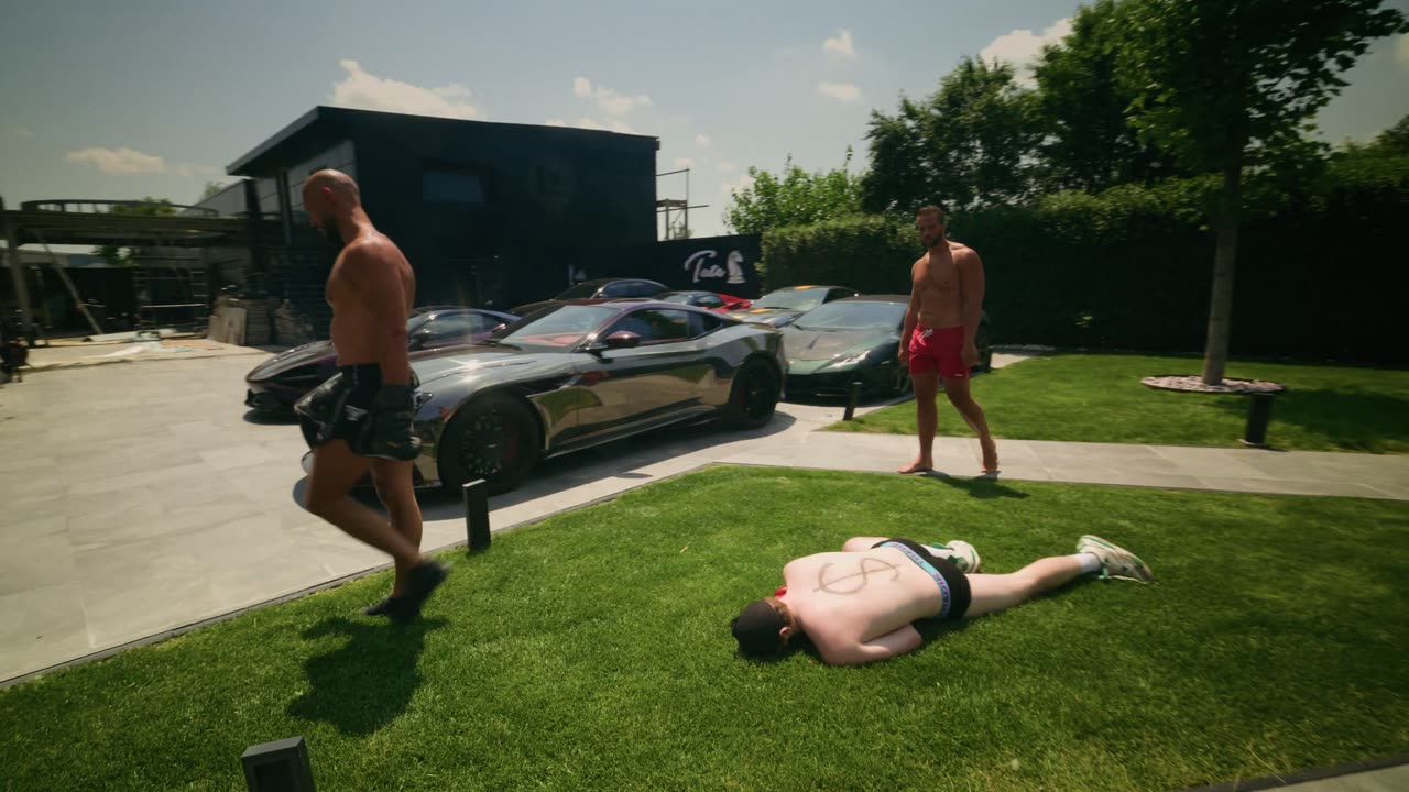 behind the scenes.. Fighting Andrew Tate