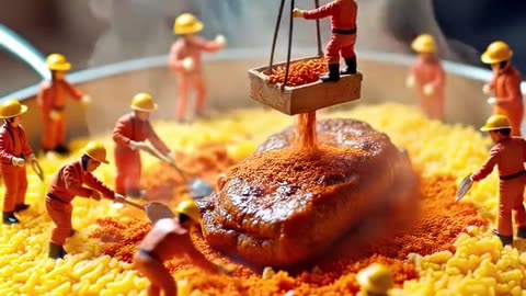 "AI Cartoon Chef Cooks Delicious Biryani | Funny Animated Cooking Show"