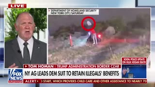 Tom Homan's FIERY response to Letitia James: 'DEAD WRONG'