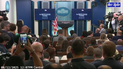 White House press briefing with Karoline Leavitt following Trump's Federal Takeover of DC Aug. 12 2025