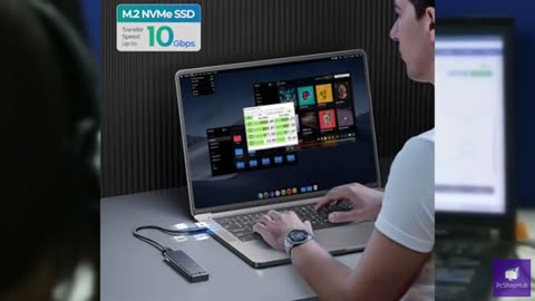 ORICO M.2 NVMe SSD Enclosure, USB 3.1 Gen 2 (10 Gbps) PCIe External Adapter NVMe