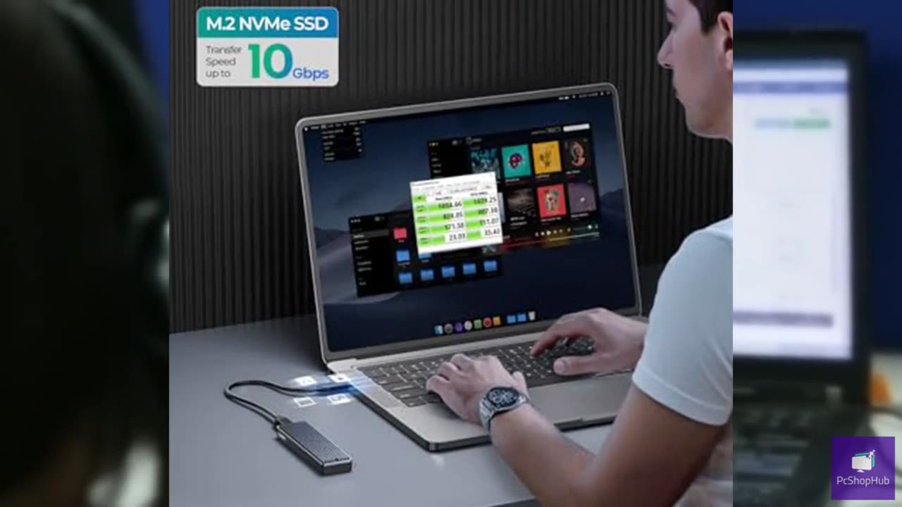 ORICO M.2 NVMe SSD Enclosure, USB 3.1 Gen 2 (10 Gbps) PCIe External Adapter NVMe