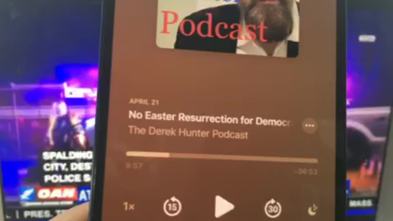 Derek Hunter 04/21/25 p 01 Chris Van Holland serving Maryland since 2017 & a police report