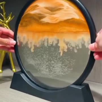 Product Link in Bio: 3D Landscape Relaxing Flowing Sand Decoration
