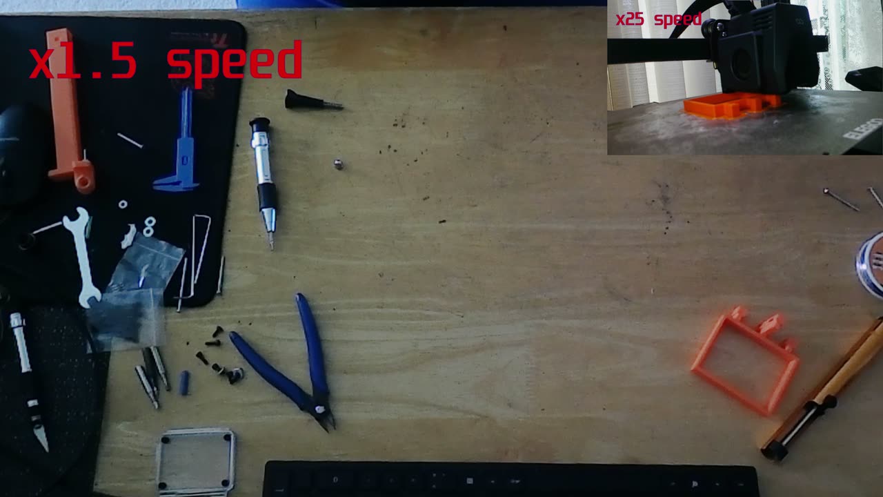 Printing and fitting the battery braces. Also finding out the good news.