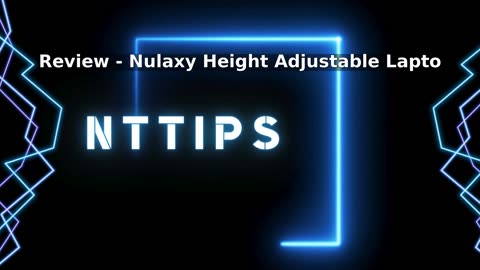 Nulaxy Height Adjustable Laptop Stand for Desk, Dual Foldable Aluminum Computer