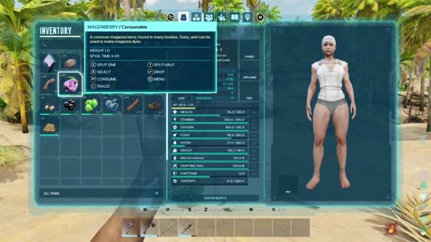 Creating a Character and Surviving the First Day in Ark: Survival Ascended!"