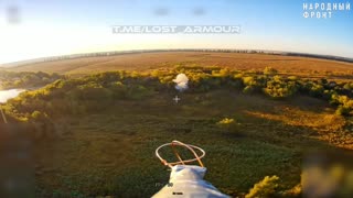 🛸🔍 Ukraine Russia War | Russian FPV Drone Search for Targets Observes Lancet Strike | RCF