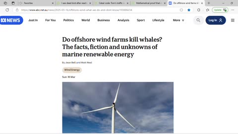 Two Matts in ABC article about wind farms and whales echoes previous pattern related to Tom Hanks