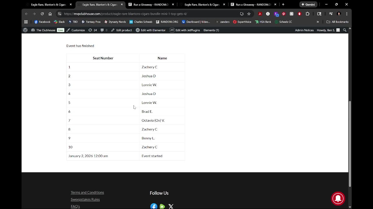 Eagle Rare, Blanton’s & Cigars Bundle Minis 1&2