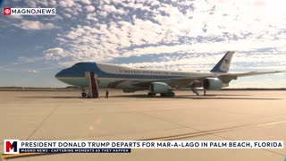 🇺🇸 President Trump Departs for Well-Deserved Weekend Break at Mar-a-Lago in Palm Beach, Florida