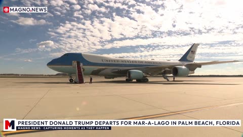 🇺🇸 President Trump Departs for Well-Deserved Weekend Break at Mar-a-Lago in Palm Beach, Florida