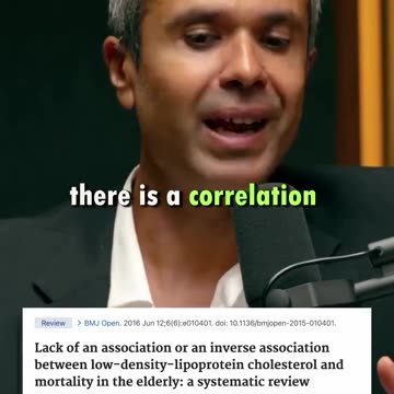 "LDL is not an independent risk factor for heart disease." Dr Aseem Malhotra