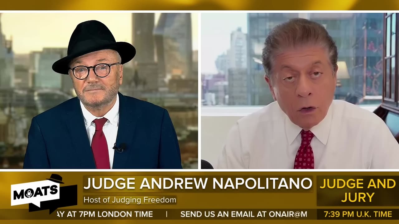 JUDGE NAPOLITANO w/ George Galloway On Trump & The Epstein Files