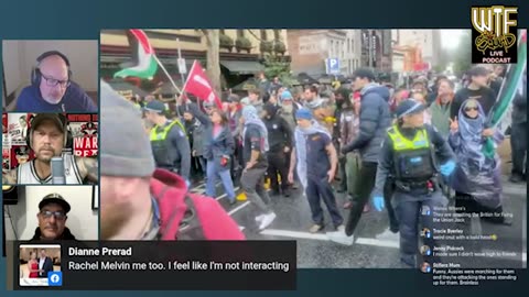 Palestinian protesters taunt proud Aussies - WTF LIVE 114