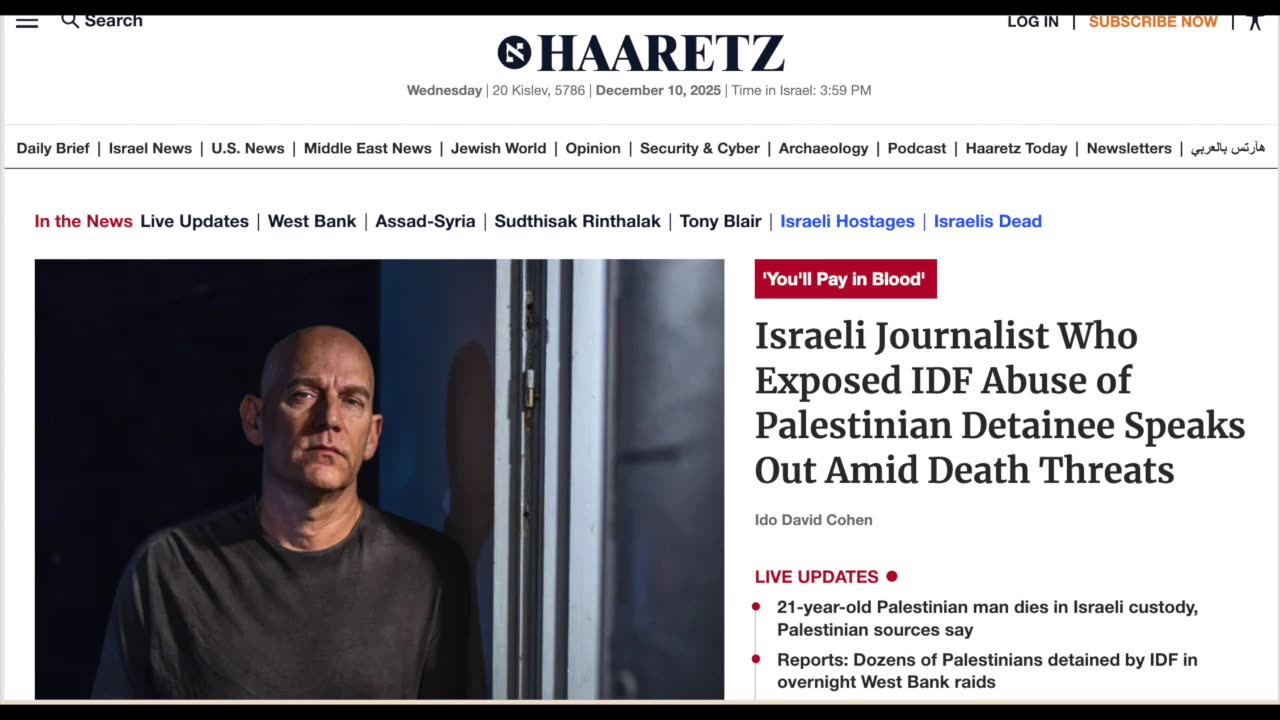 Newstime. The Hour is Up for Israel.