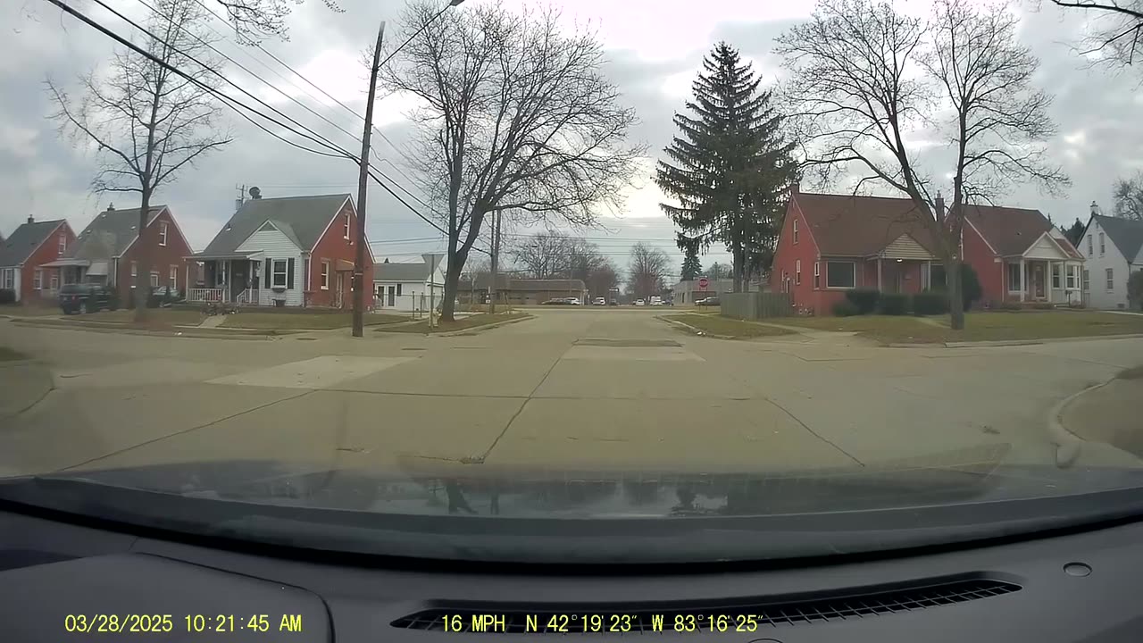 Random Driving In Dearborn, Michigan, March 26, 2025