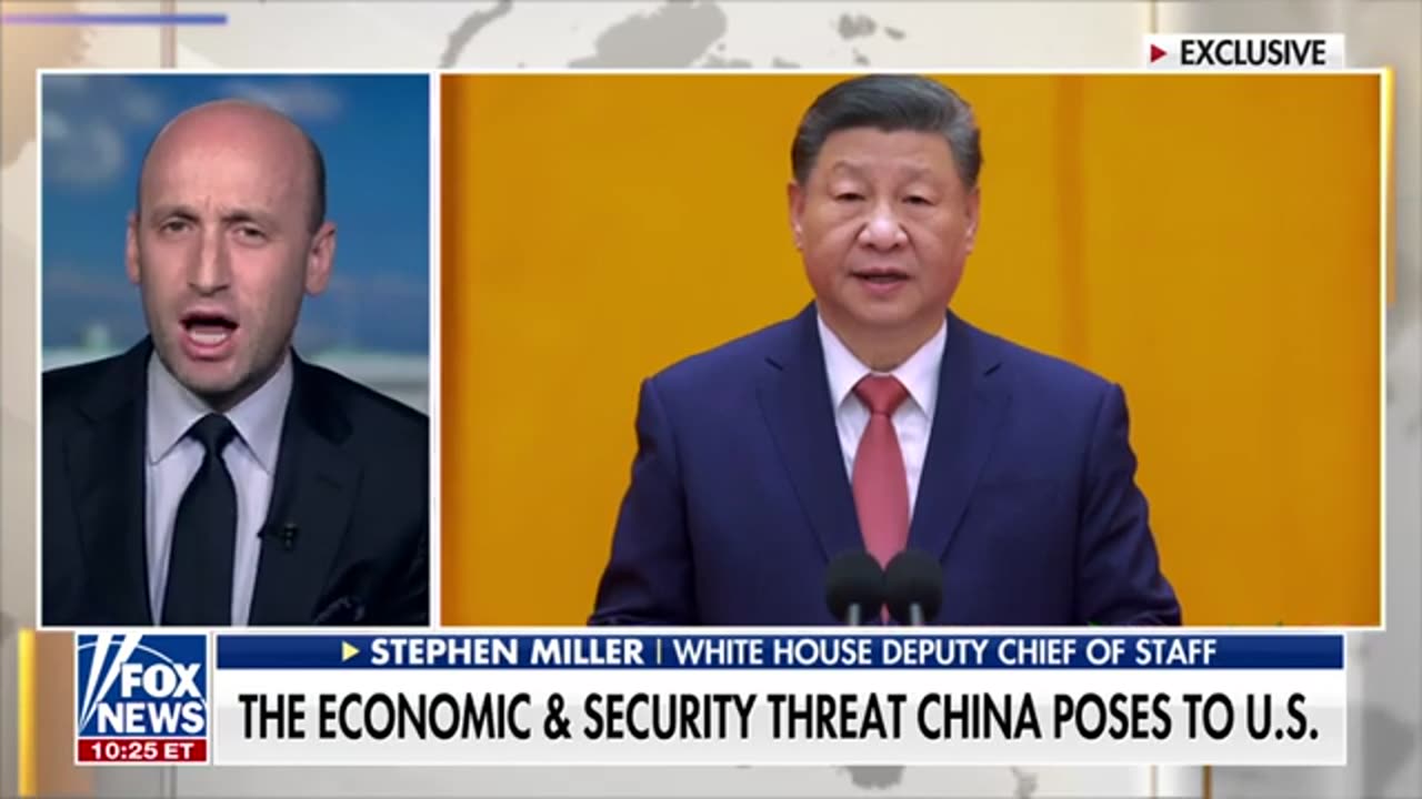 Stephen Miller: 'China would be very wise to pursue the path of de-escalation'