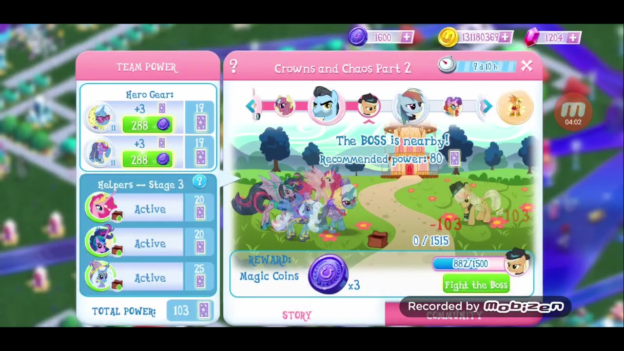 CHAOS AND CROWNS PT 2 pt 1 / Who is Chaos Trixie?! / My Little Pony / MLP Game