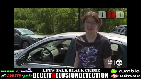 A white woman who was pistol-whipped during a carjacking fights back against three blacks