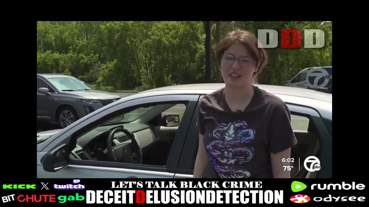 A white woman who was pistol-whipped during a carjacking fights back against three blacks